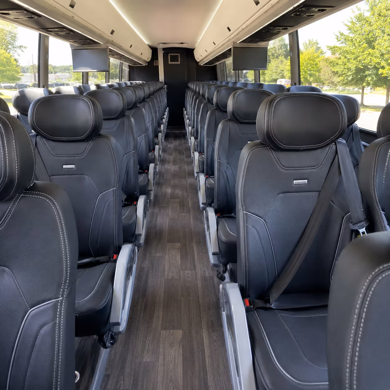 davenport charter bus interior