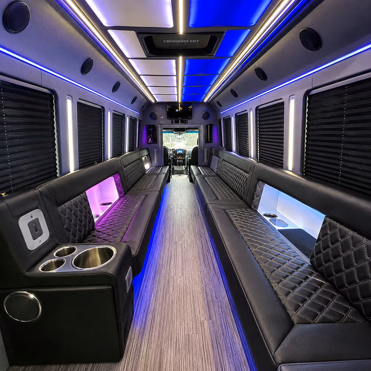 davenport party bus rentals inside
