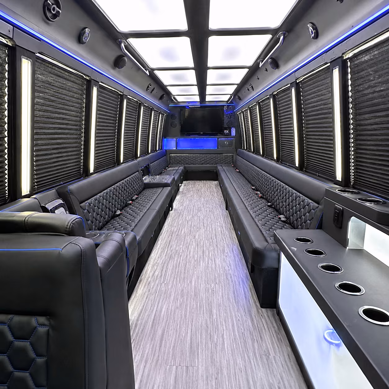 davenport sporting event party bus rental